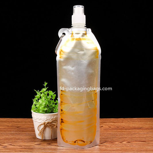 Zakje met tuit Plastic drankfles Camoufleerbare en herbruikbare plastic drinkflessen Drankzakjes