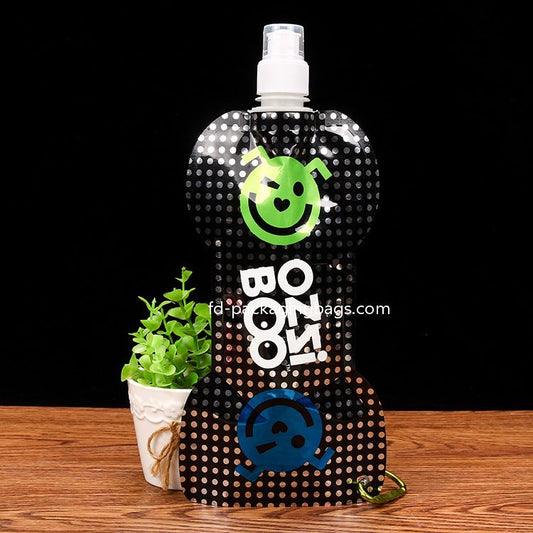 Spout pouch Plastic Liquor Flask Concealable and Reusable Plastic Drinking Flasks Liquor Pouches